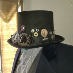 STEAM PUNK TOP HAT  CHARACTER! SEE PICS & OTHER COSTUMES