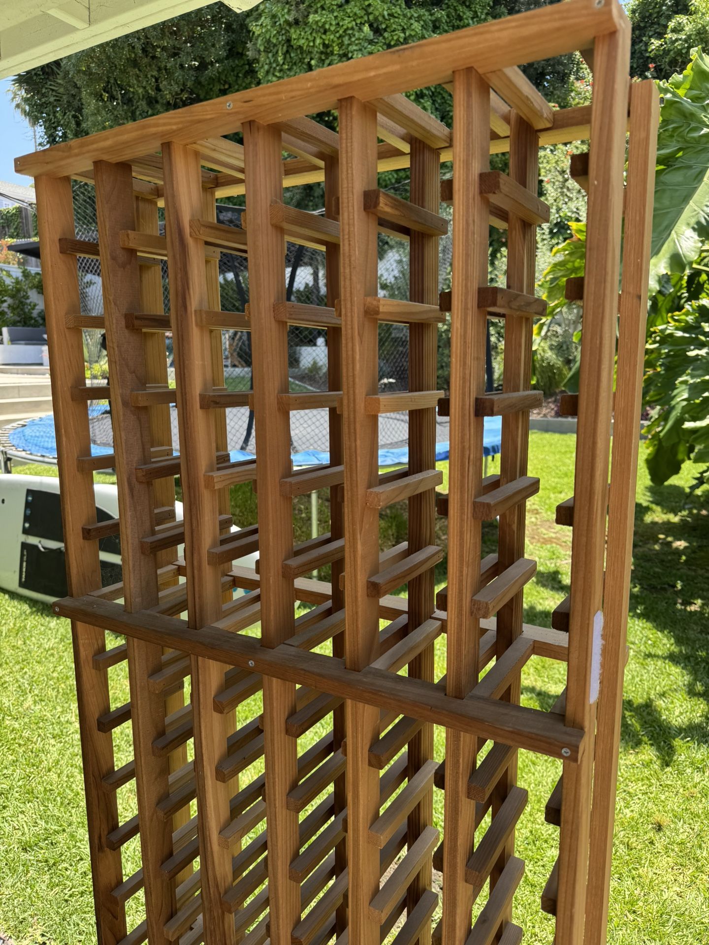 Wood Wine Rack - 120 Bottle