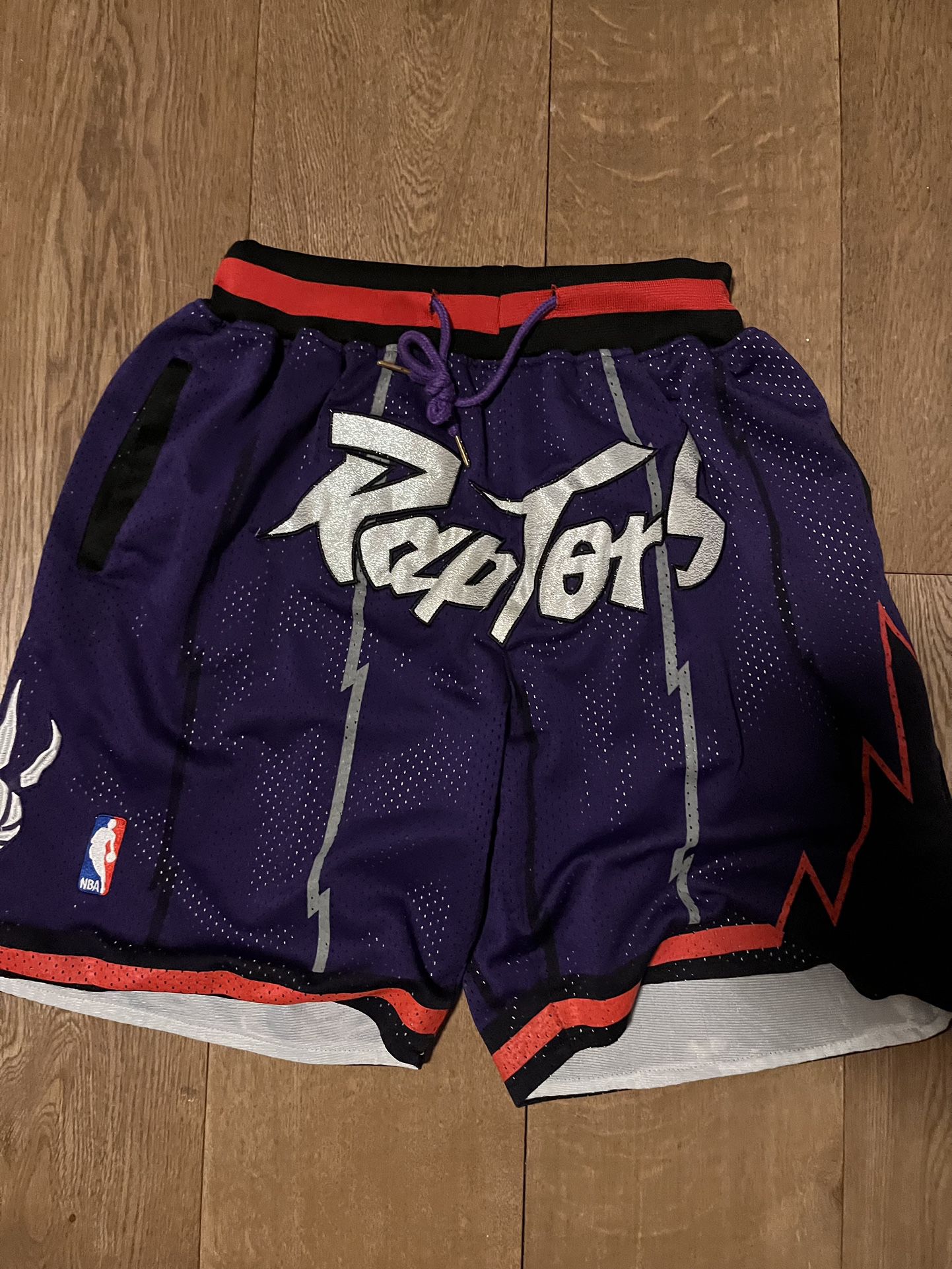 Toronto Raptors Retro Jersey Shorts Size M