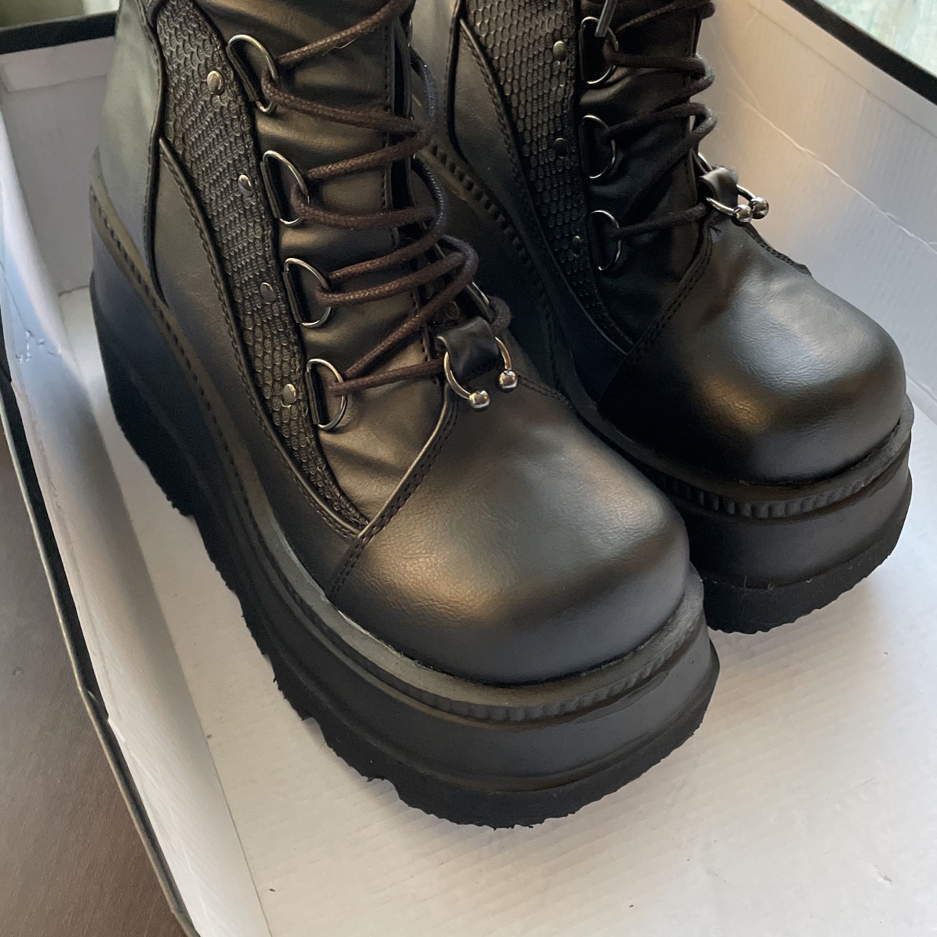 Black Demonias Boots 