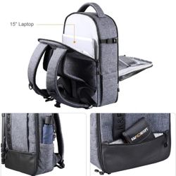 New K&F Concept Camera Backpack Only $50 DSLR Camera Bag Waterprrof Large Photography Bag for DSLR Cameras,14-15 inch Laptop,Tripod,Lenses