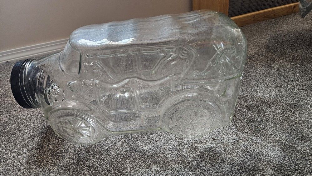 Vintage Libby Jar Hearse Antique Car