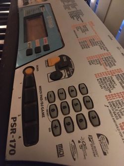 Yamaha Piano Keyboard With Midi & Touch Sensitive keys