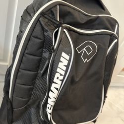 Youth DeMarini Baseball Backpack- Black 