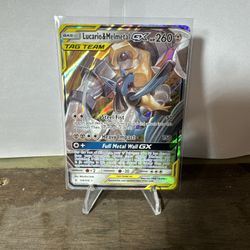 Lucario & Melmetal GX 120/214 Unbroken Bonds Ultra Rare Pokemon Card TCG NM