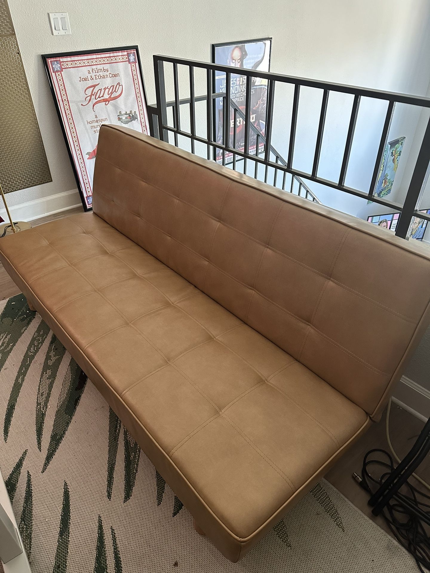 Leather (faux) Urban Outfitters Futon 