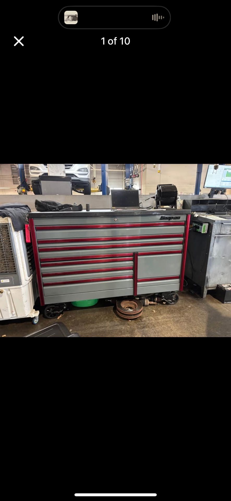SNAP-ON Epiq 68 inch tool box with tools included