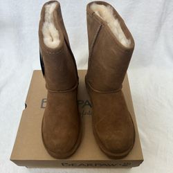 BEARPAW Elle Short Size 8 Hickory