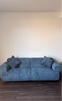 MINIMORE Wallas 91” Blue 3-Seater Sofa