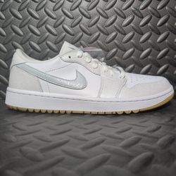 Jordan 1 Retro Low Golf White Gum size 10.5 DD9315-111