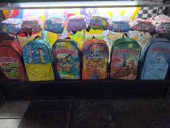 Medium shoulder bags and back pack .