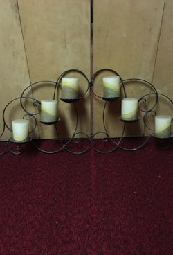Wall candle holder