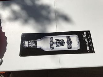 Beer metal sign
