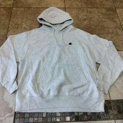 Champion Pullover Hoodie Men Size L