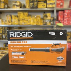 RIDGID 18V Brushless 130 MPH 510 CFM Cordless Battery Leaf Blower (Tool Only) r01601b