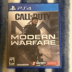Cod Modern Warfare Ps4