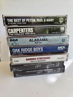 Lot Of 7 Cassette Tapes in Great Condition!