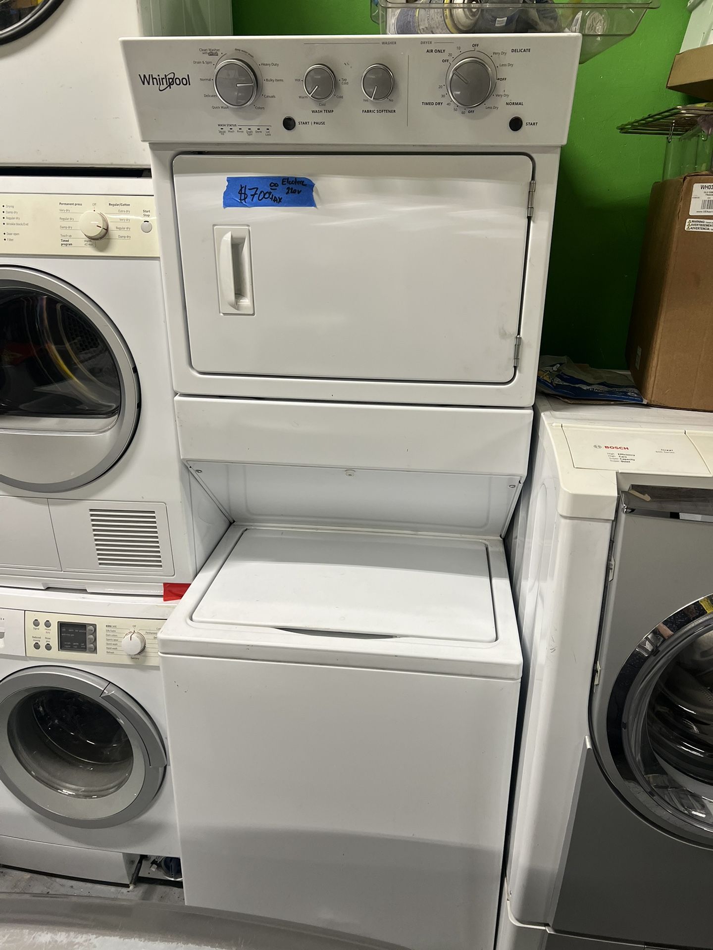 Whirlpool Stacked Washer And Electric Dryer ‼️lavadora Y Secadora Marca Whirlpool