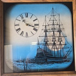 Vintage Shawdow Box Clock