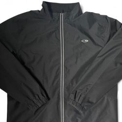 Mens Vintage Champion Windbreaker  Full Zip Tracksuit Athletic Jacket Size Large 