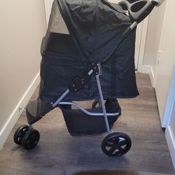 New black  dog  Stroller