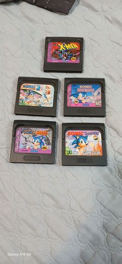 5 Sega gear games vintage