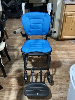 folding transport wheelchair