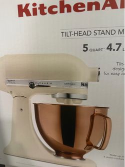 KitchenAid standmixer 5quarts (new/unopened)