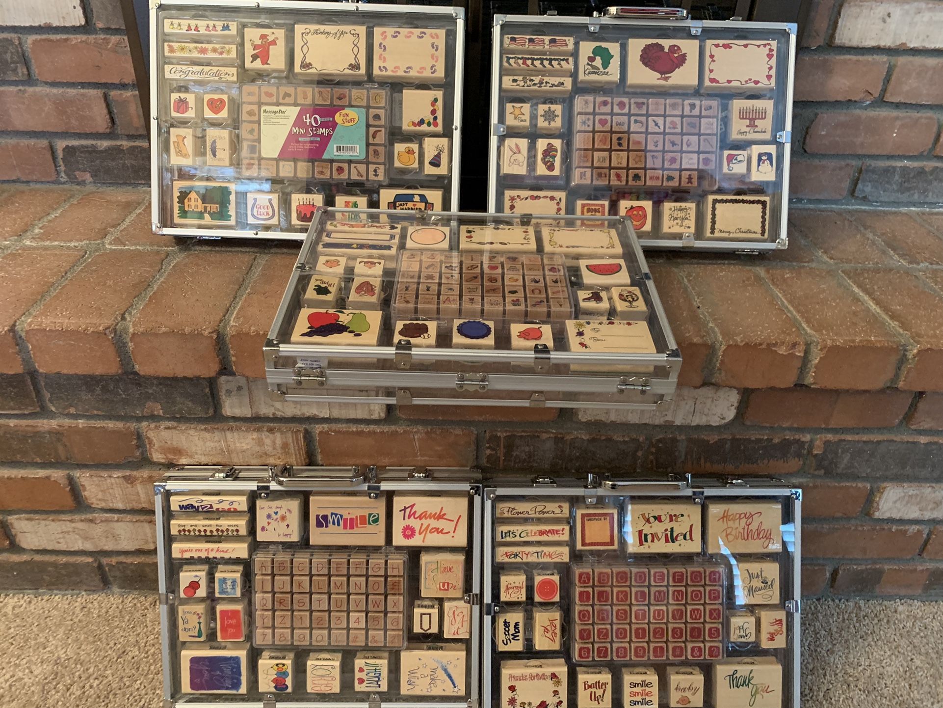 Stamps In Acrylic Cases