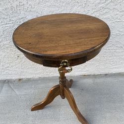 Vintage Side Wood Table