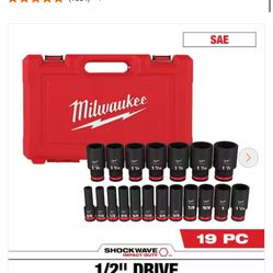 Milwaukee 1/2” Impact Set