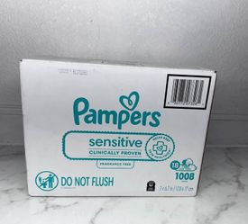 Pampers sensitive wipes