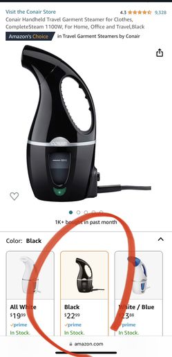Conair Handheld Garment Steamer