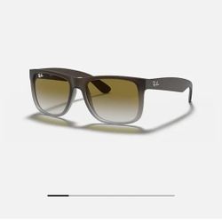 Rayban Justin Classic Sunglasses Matte Brown 