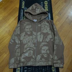 Brown Monochrome Asaali Hoodie