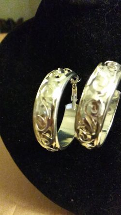 Silver plated earings