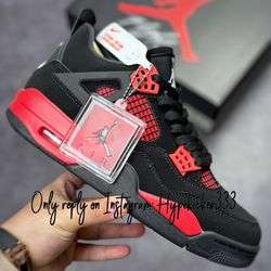 Air Jordan 4 Red Thunder Official Look