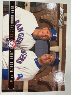 2003 Topps Alex Rodriguez & Juan Gonzalez Baseball Card