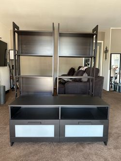 IKEA BRIMNES TV STORAGE / IKEA LAIVA BOOKCASES