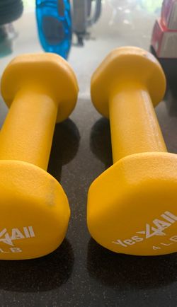 Set of 4 lb. Dumbbells