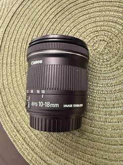 Canon 10-18 mm EFS lens
