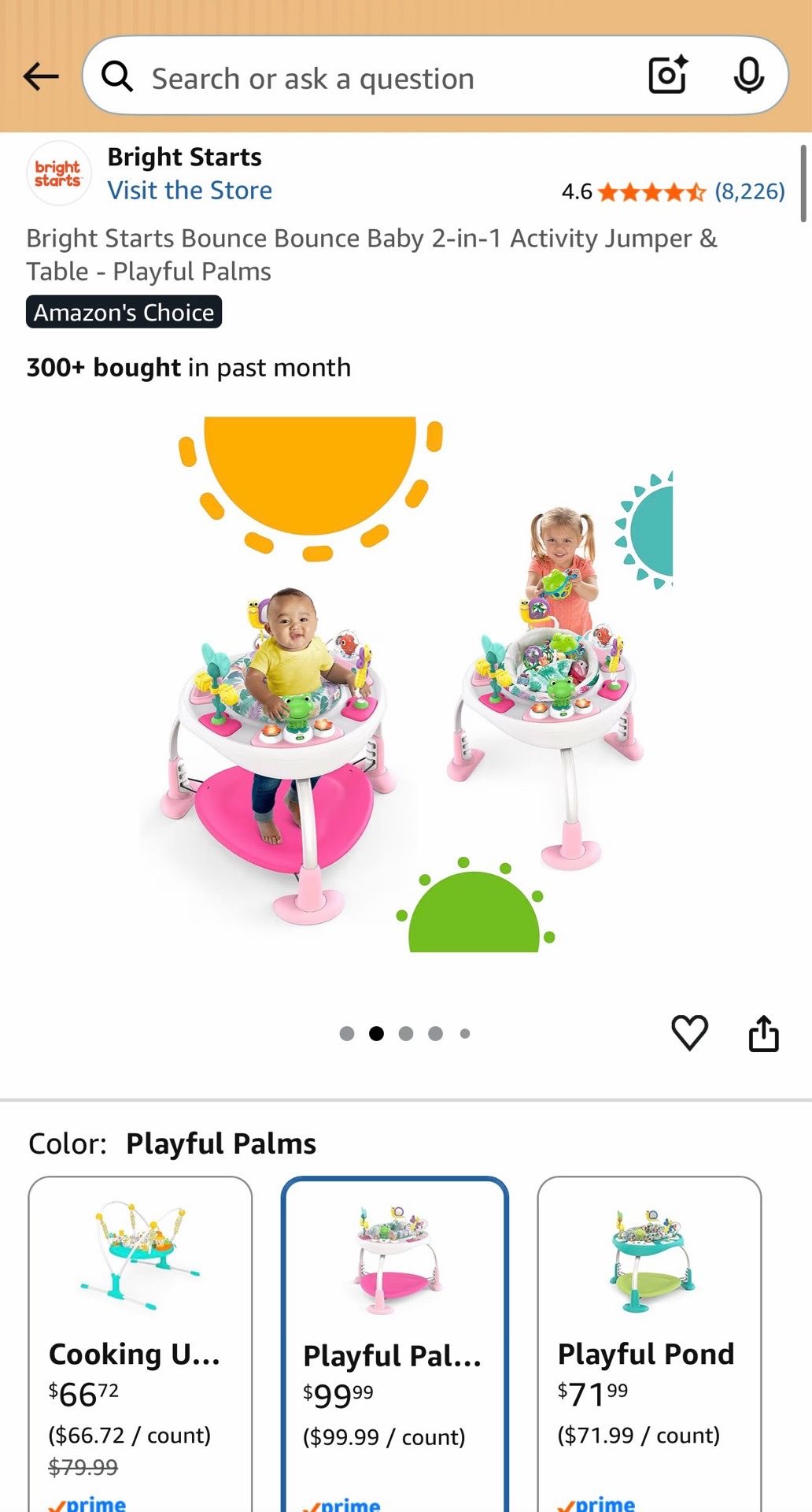 Bright stars bounce bounce baby - Activity Jumper