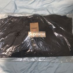 Supreme Burberry Box Logo Hoodie 