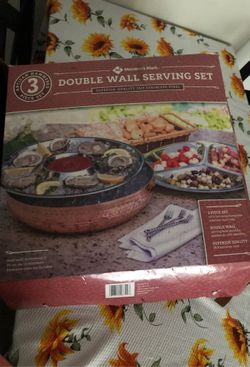 Double wall serving set