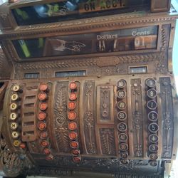 National cash register.\nAntique.\nEarly nineteen hundreds