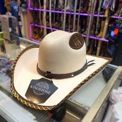 Men’s White Western Cowboy Hat. Sombrero Vaquero De Hombre Blanco.