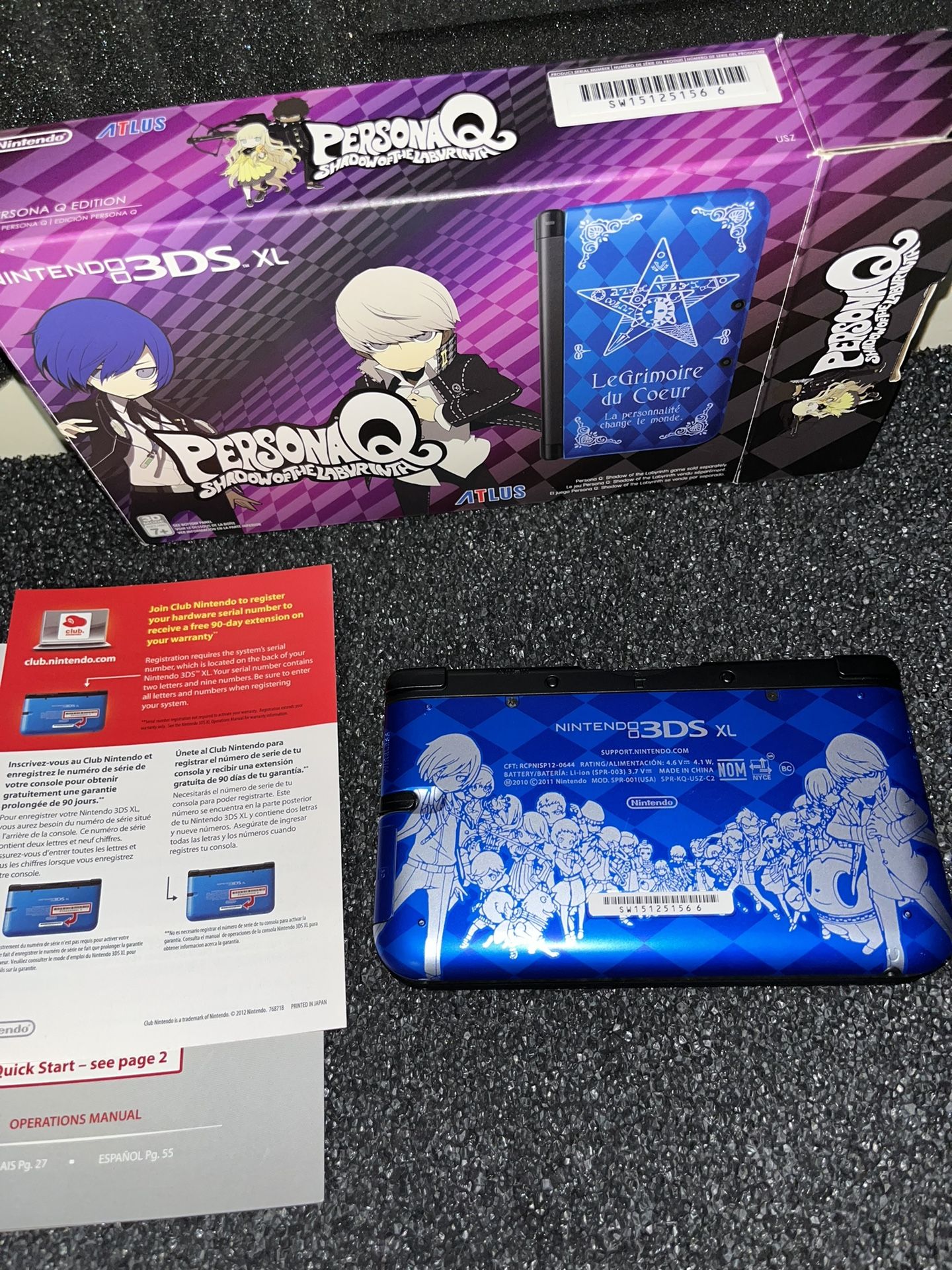 Persona Nintendo 3DS Xl Console In Box 