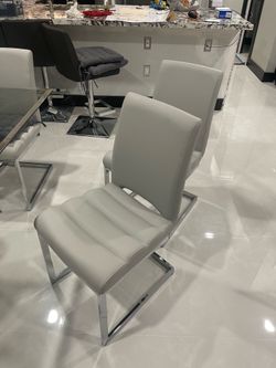 Crown Court Light Gray chairs