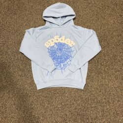 Sky Blue Sp5der Hoodie