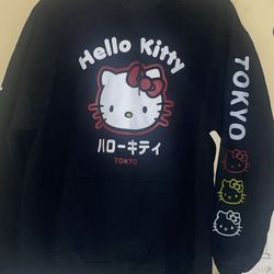 HELLO KITTY SANRIO HOODIE Size Large 